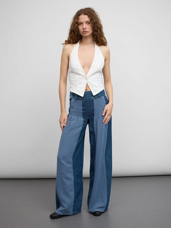 Sisley Backless Halter Vest 