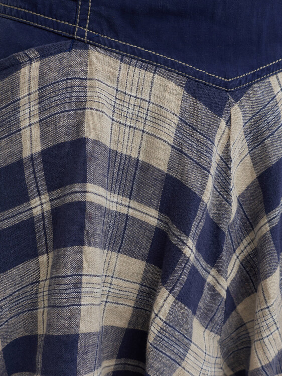 Chequered Mini Skirt 