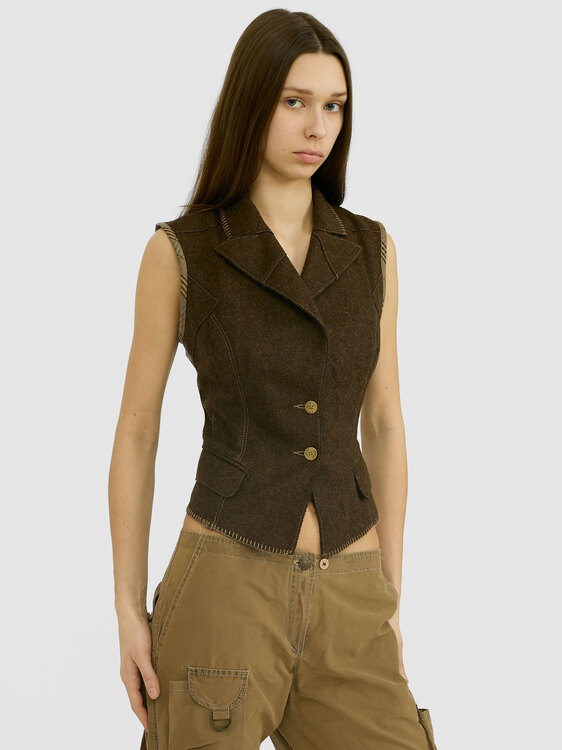 Plein Sud Felt Vest 