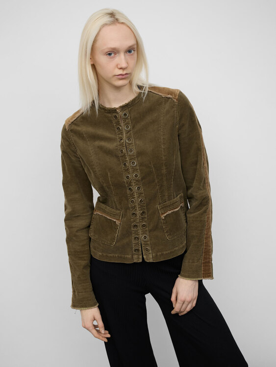 Khaki Corduroy Jacket 