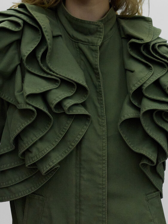 Valentino for GAP Ruffled Jacket 