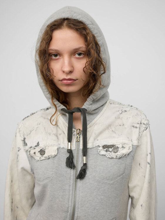 Galliano Deconstructed Hoodie 