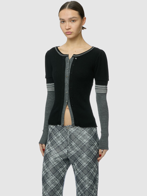Girbaud Layered Cardigan 