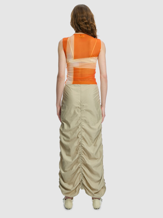 Gathered Maxi Skirt 