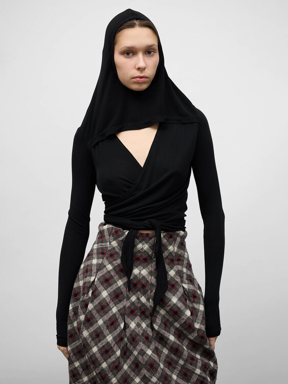 Gaultier Hooded Cardigan 