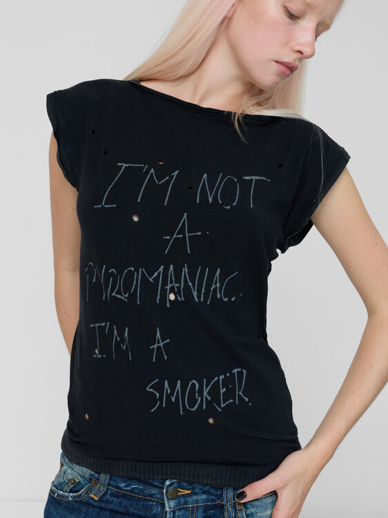 E-Play Distressed Effect T-Shirt 