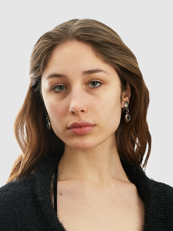 Silver Tone Clip-On Earrings 