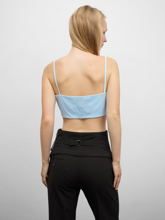 Versus Cropped Bustier Top 