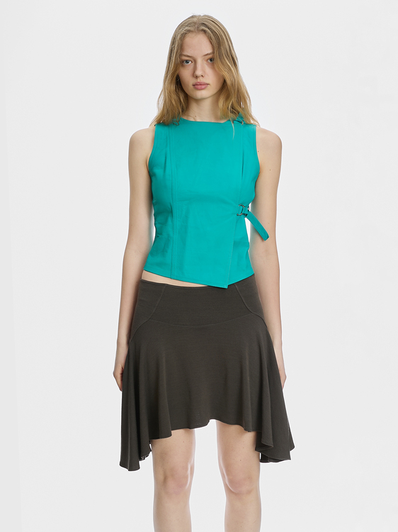 Plein Sud Leather Top 