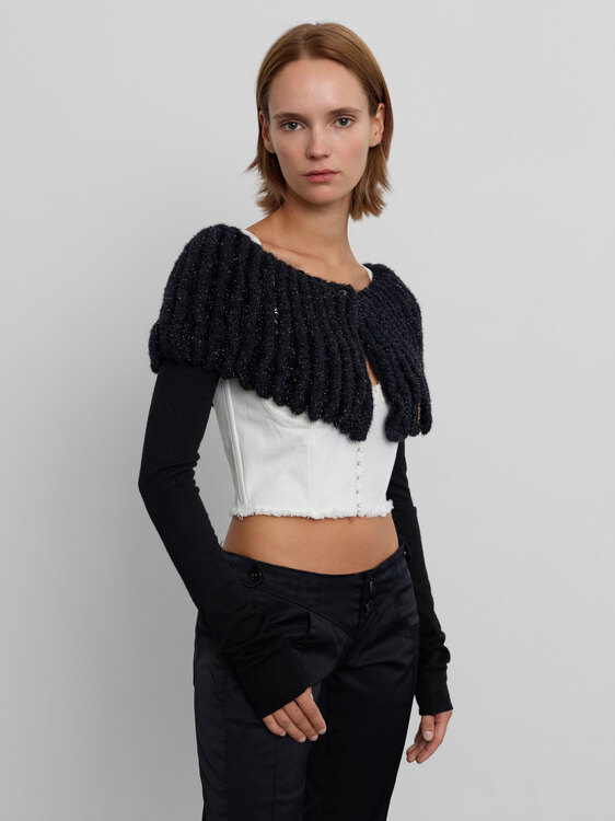 Extē Glittery Shrug 