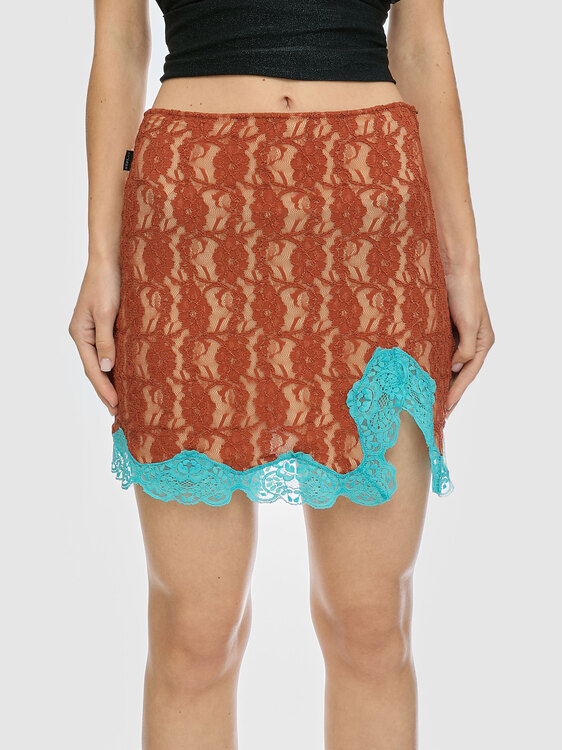 Replay Lace Mini Skirt 