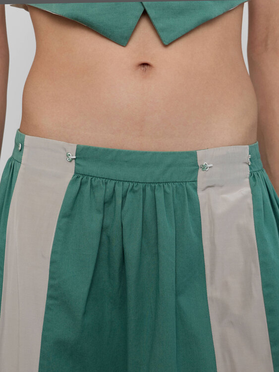 A.F. Vandevorst Skirt and Vest  Set 