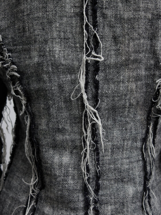 Distressed Inside Out Jacket 