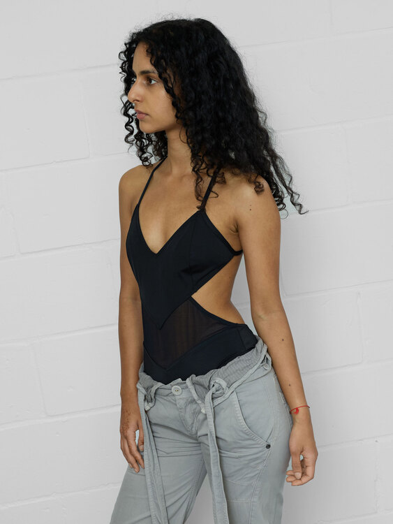 Extē Black Bodysuit 