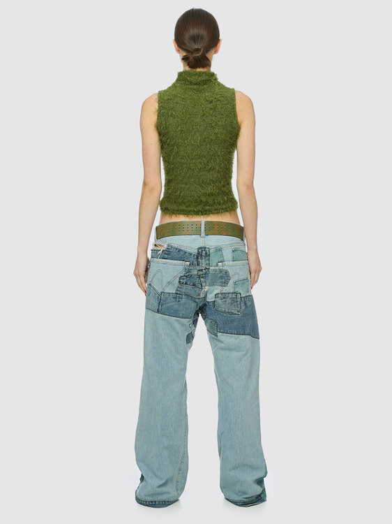 Cultura Fuzzy Turtleneck Vest 