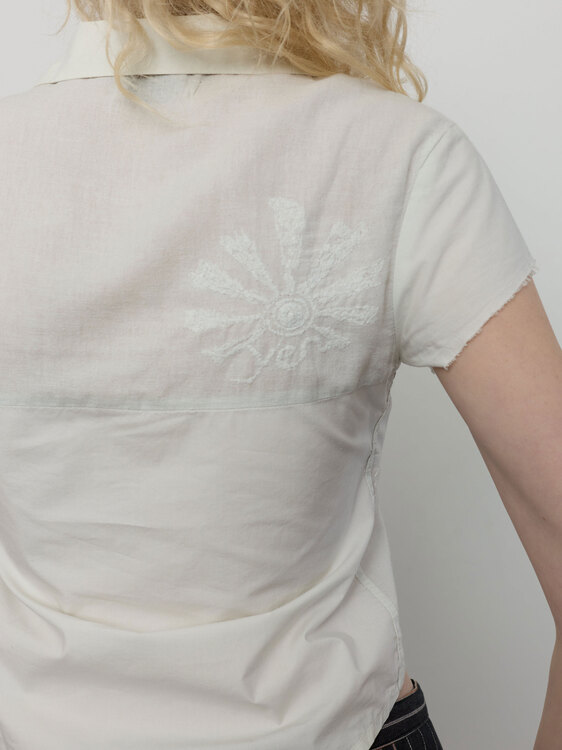 Michiko Koshino Patchwork Blouse 
