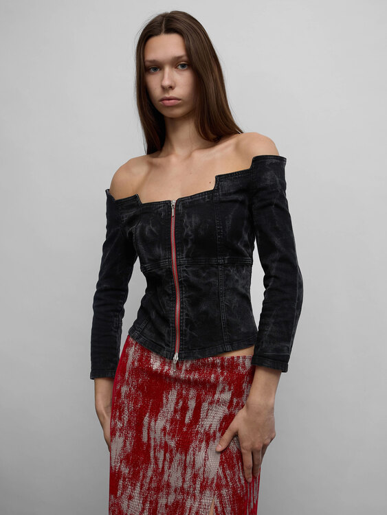 Plein Sud Denim Bustier 