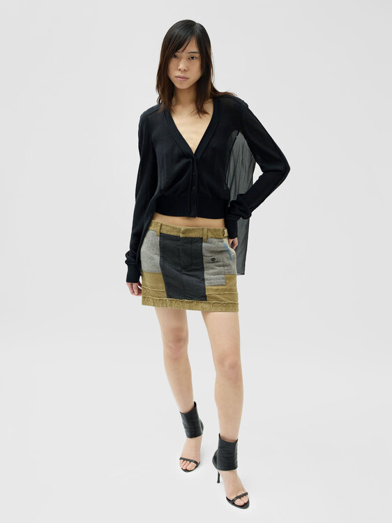 Dsquared2 Patchwork Mini Skirt 