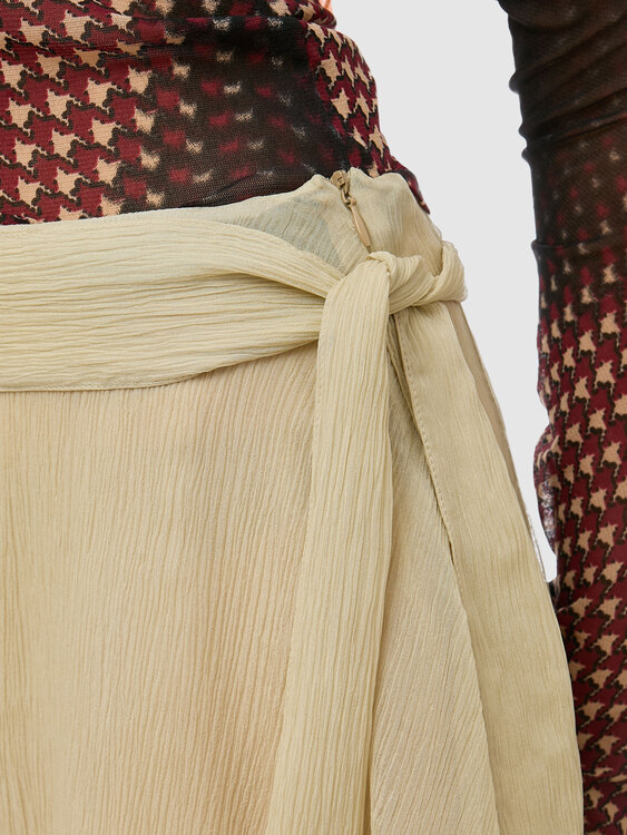 Extē Chiffon Mini Skirt 