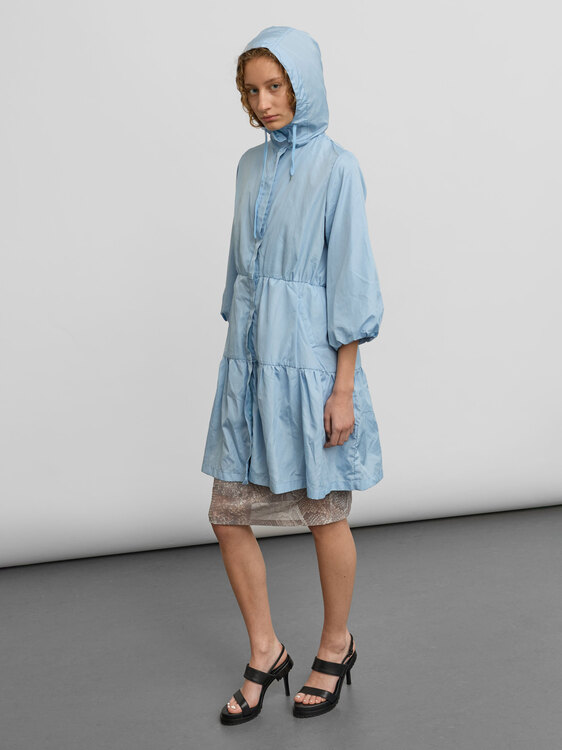 Katharine Hamnett Powder Blue Raincoat 
