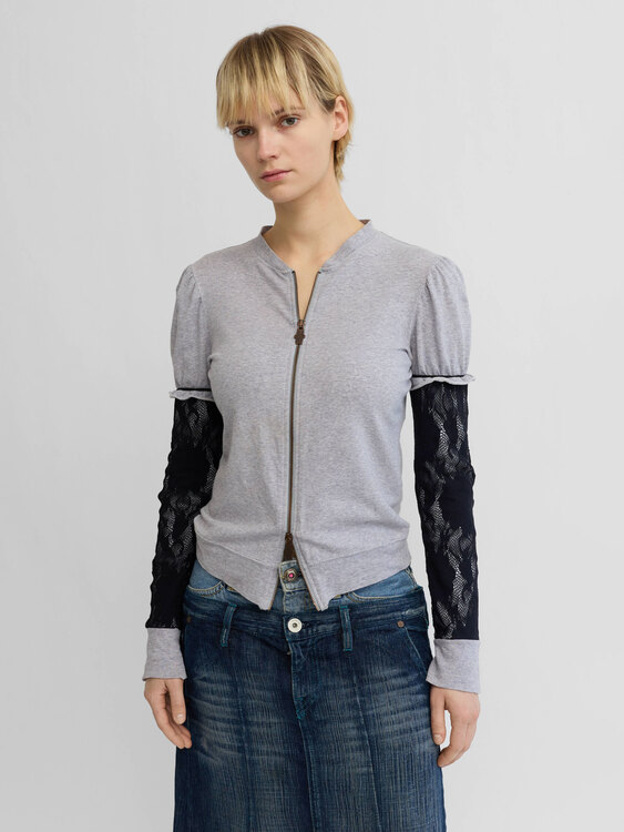 Extē Zip-Up Cardigan 