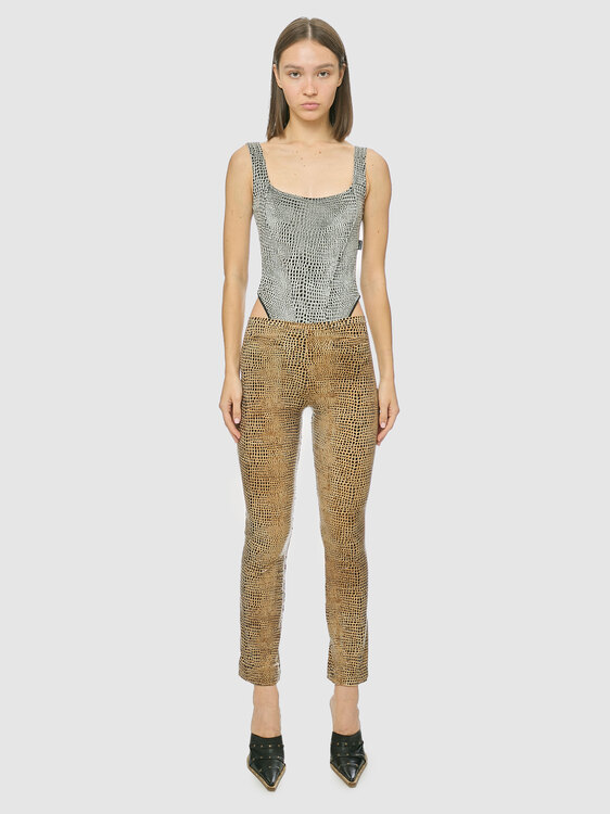 Anti-Flirt Velvet Bodysuit 
