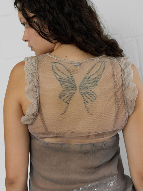 Silk Babydoll Blouse 