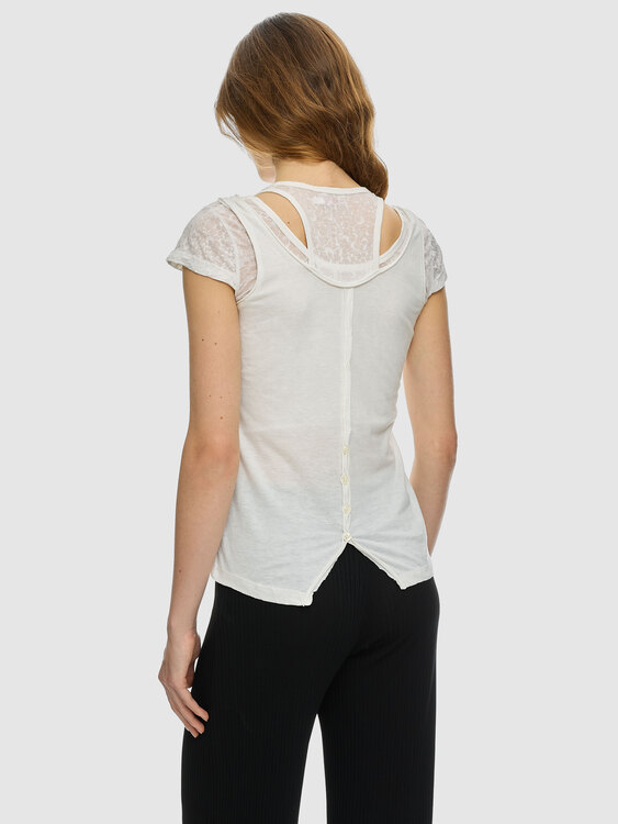 White Layered Top 