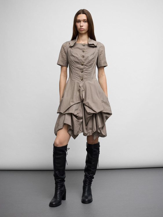 All Saints Taupe Dress 