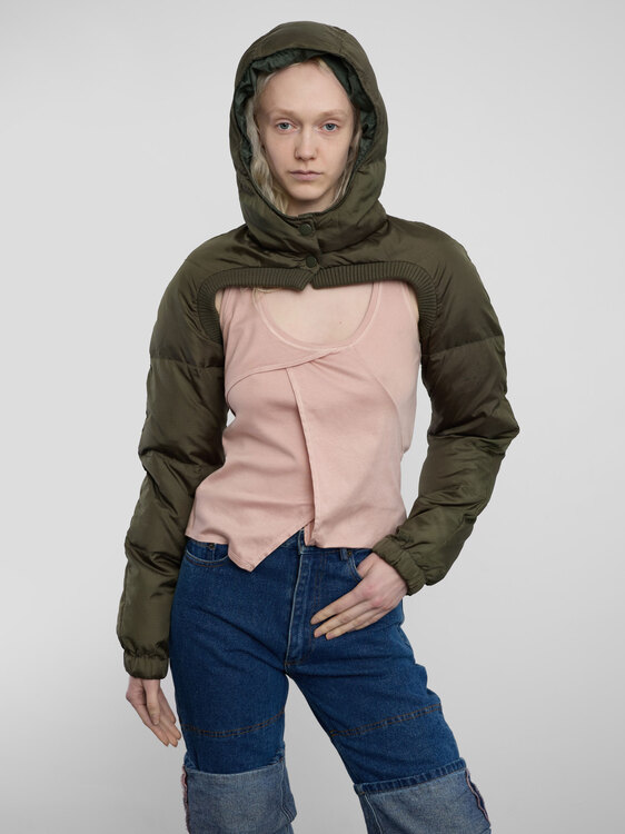 Killah Puffer Vest And Shrug Set 