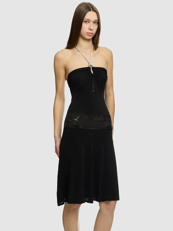 Extē Halter Midi Dress 