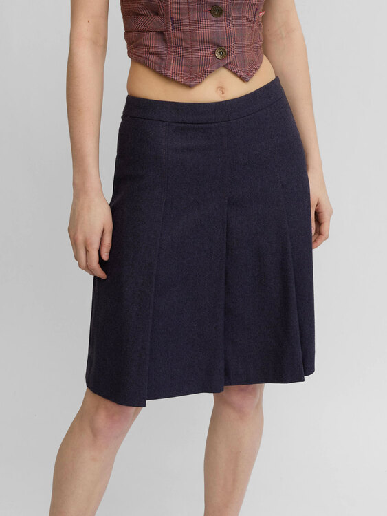 Miu Miu Wool Midi Skirt 