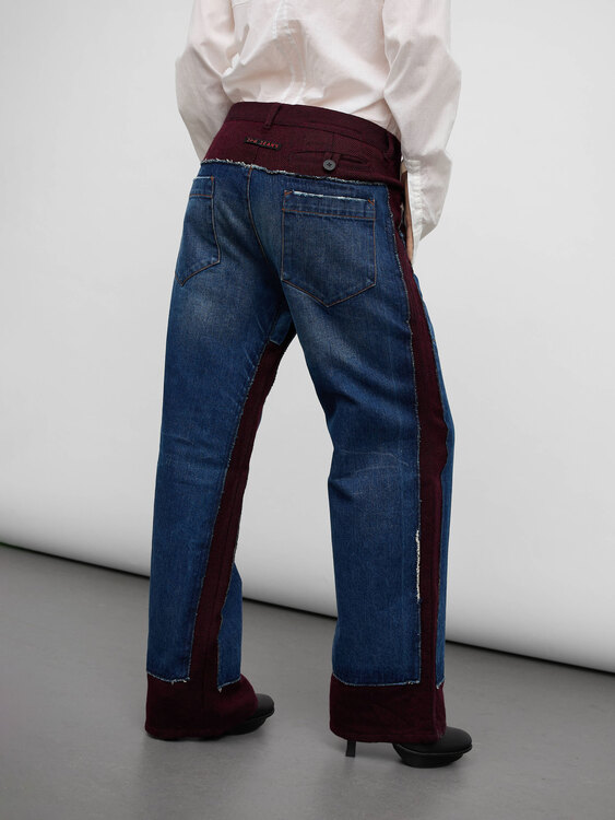 Gaultier Wool & Denim Trousers 