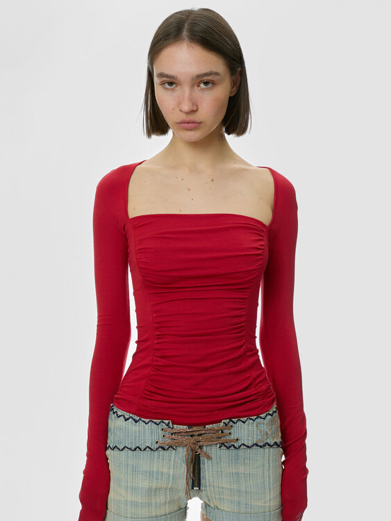 Miss Sixty Gathered Top 