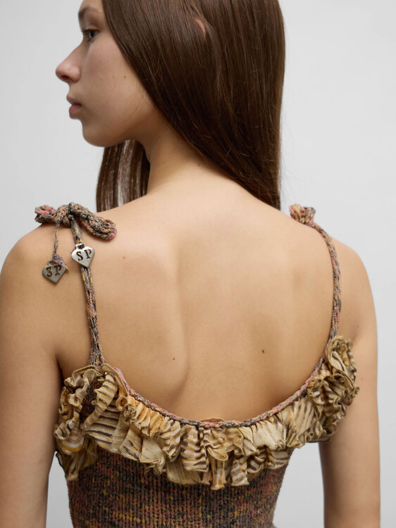 Multicolour Knit Camisole Top 