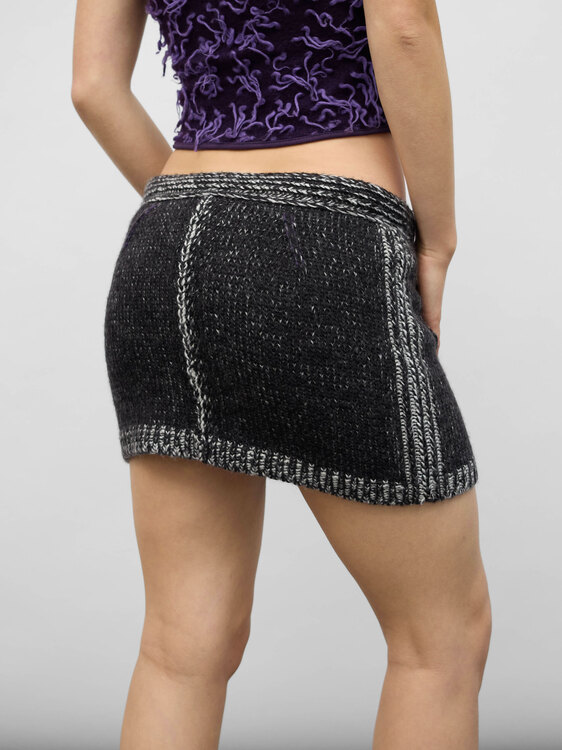 Miss Sixty Knitted Mini Skirt 