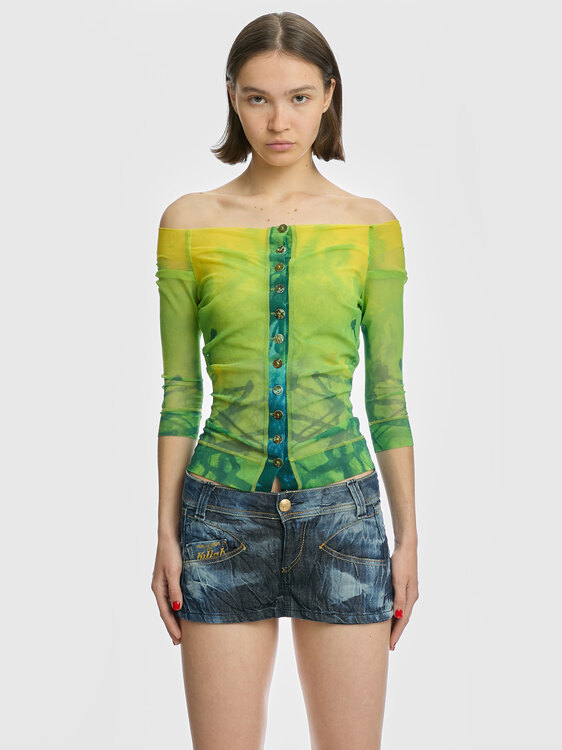 Plein Sud Mesh Cardigan 