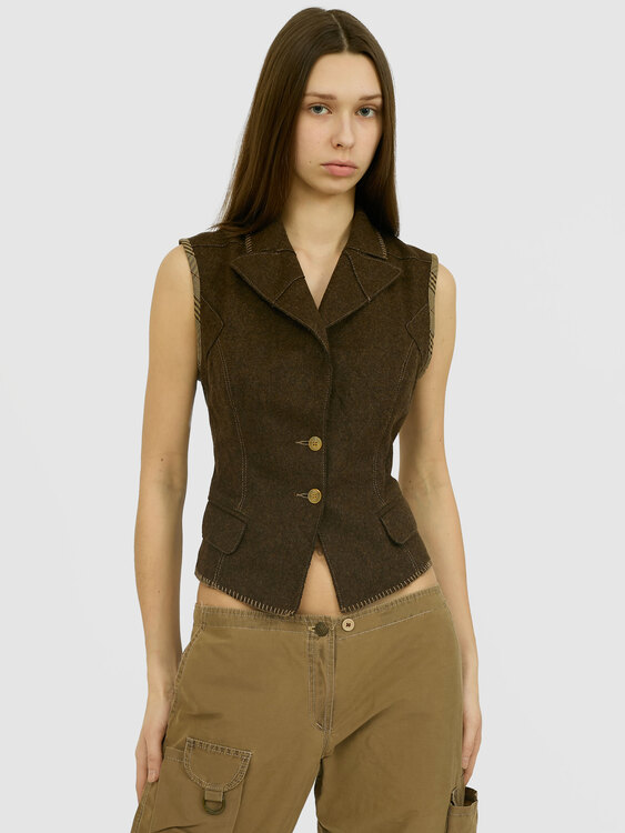 Plein Sud Felt Vest 