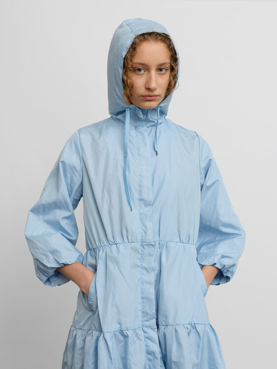 Katharine Hamnett Powder Blue Raincoat 