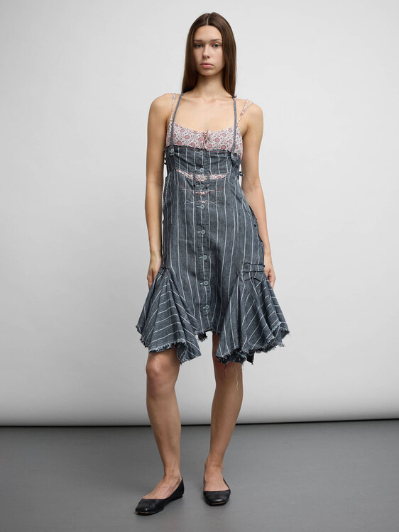 Patchwork Mini Dress 