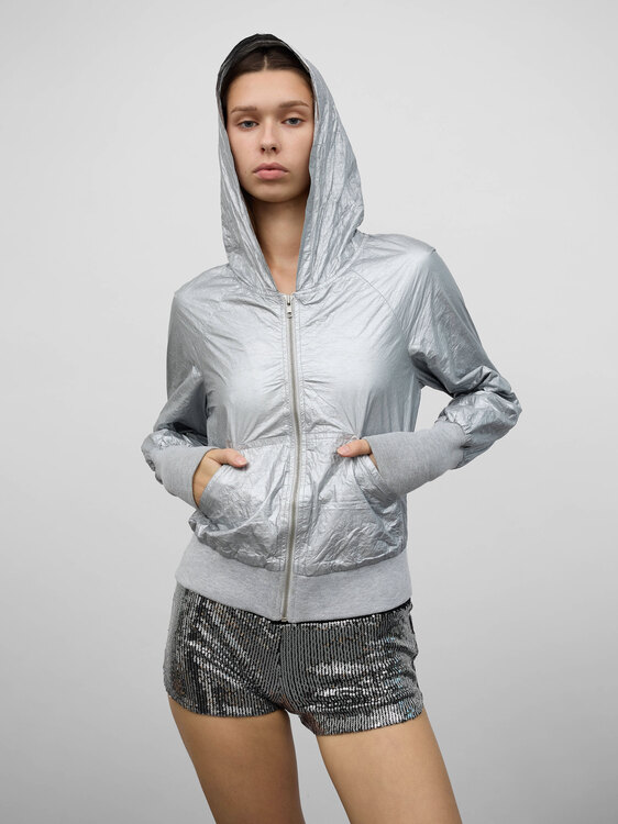 Stefanel Tyvek Zip Up Jacket 