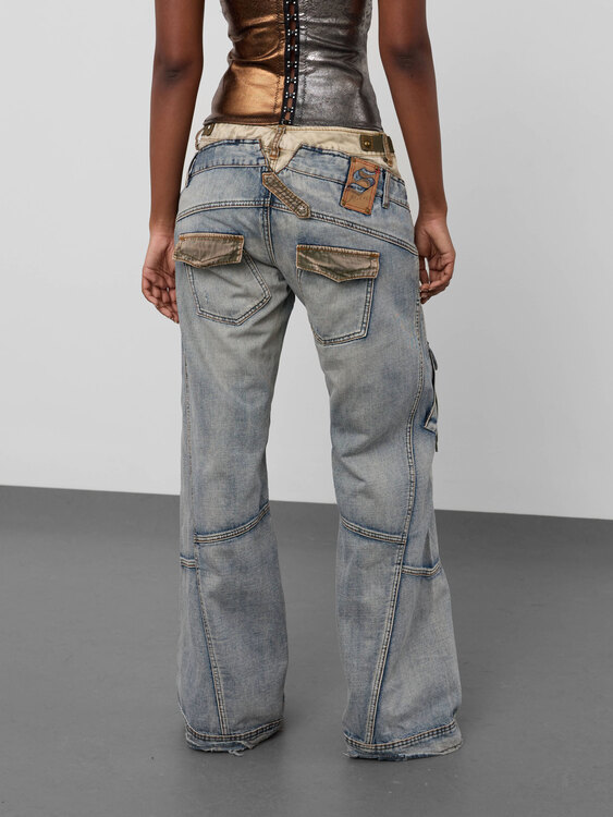 Stefanel Deconstructed Jeans 