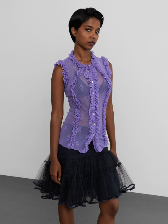 Nolita Mesh Lace Cardigan 