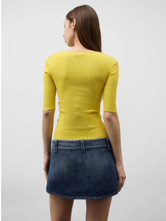 Miss Sixty Yellow Deconstructed Top 