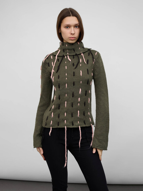 Killah Khaki Green Jumper 