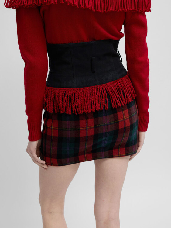 Plein Sud Tartan Skirt 