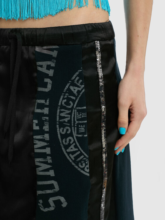Killah Patchwork Midi Skirt 