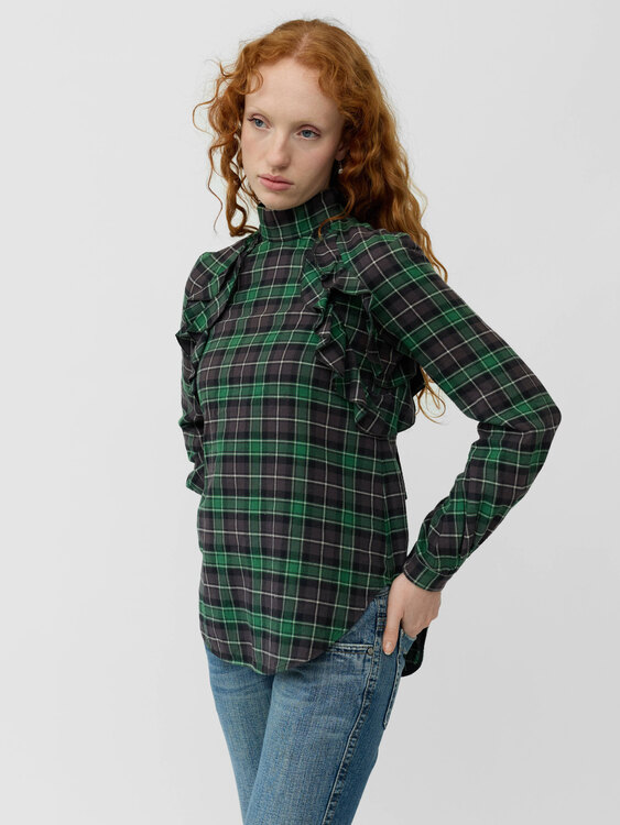 Dsquared2 Plaid Blouse 