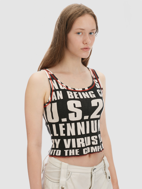 Suspect Rib Cotton Top 