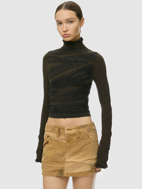 Sarah Pacini Turtleneck Blouse 